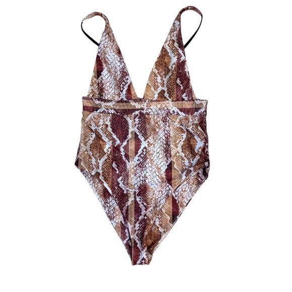 House of Harlow revolve 1960 Snake Print One Piece